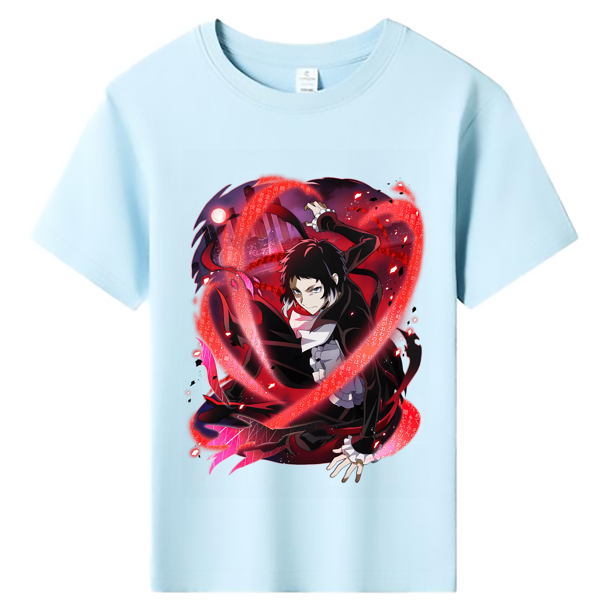 （画像用） 文豪ストレイドッグス Bungo Stray Dogs 綿100％キッズTシャツ（フロントプリント）